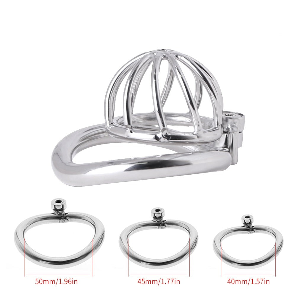 Super Short&Small Chastity Cage For BDSM | Made in 304 Stainless Steel - ChastityBondage