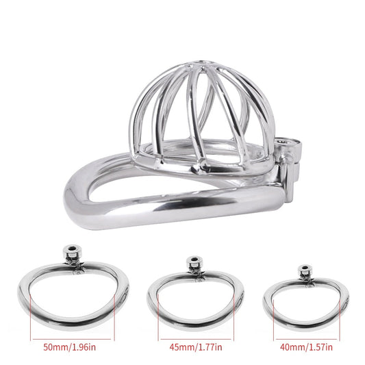 Super Short&Small Chastity Cage For BDSM | Made in 304 Stainless Steel - ChastityBondage