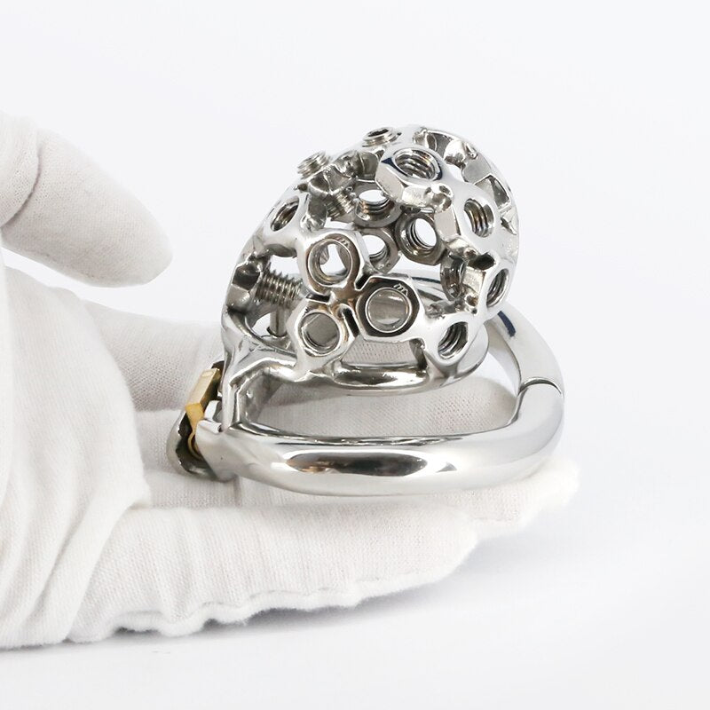 spiked chastity cage for men
