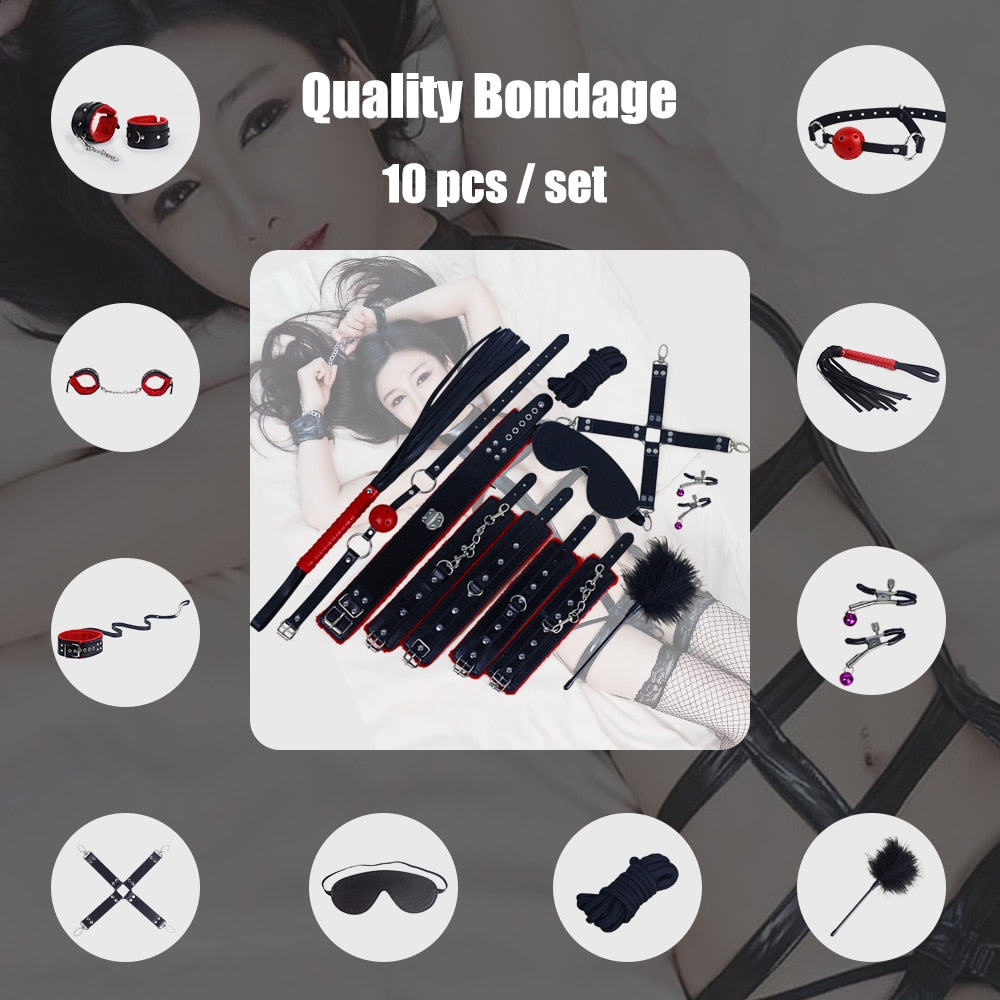 10 pcs Bondage set
