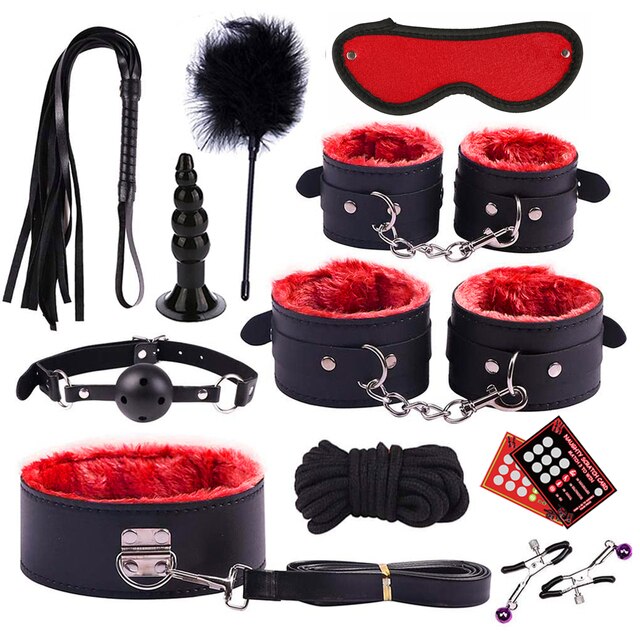 Red Bondage Set