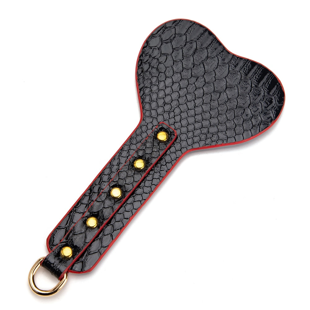 Luxury Bondage Kit - 9 pcs PU Leather BDSM Gears For Punishment and Slave Play - ChastityBondage