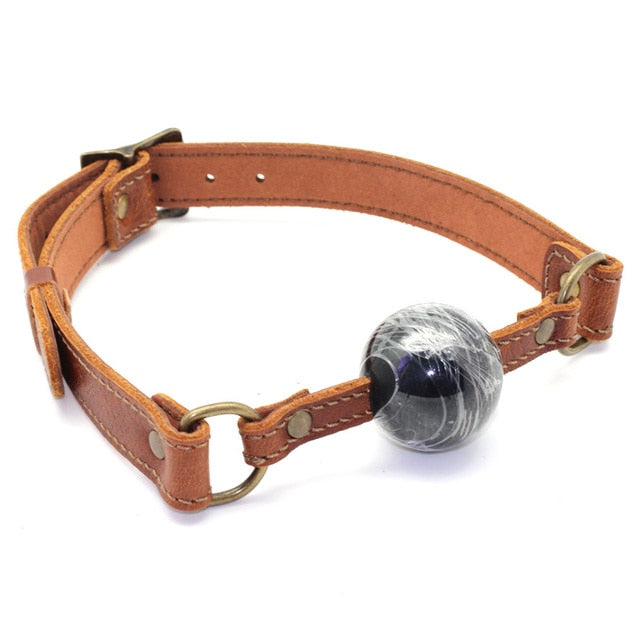 Leather Bondage Gag