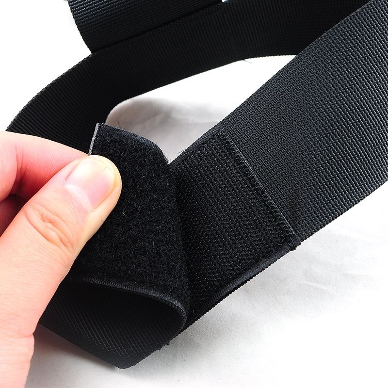 Bondage Body Harness - Neck Collar To Wrist Handcuffs Adjustable BDSM Lingerie Harness - ChastityBondage