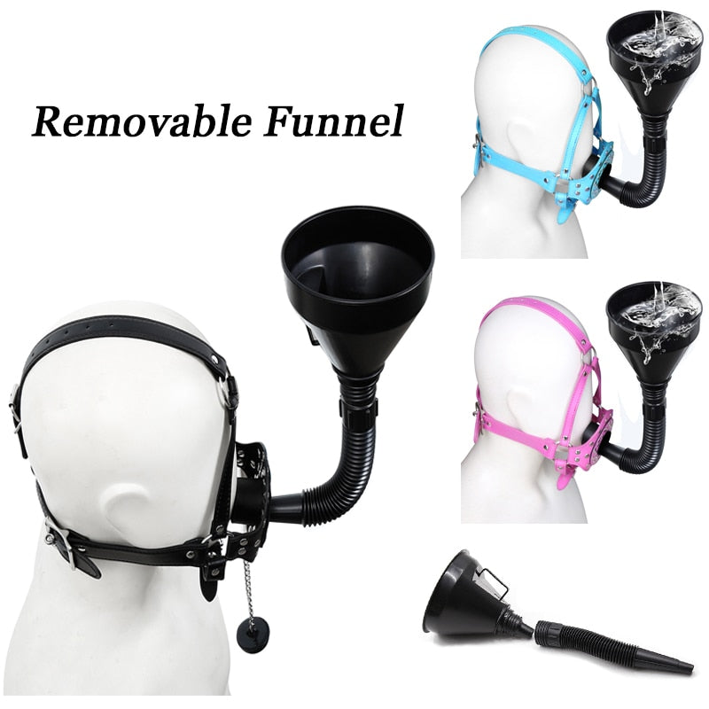Removable Funnel Gag For BDSM Play