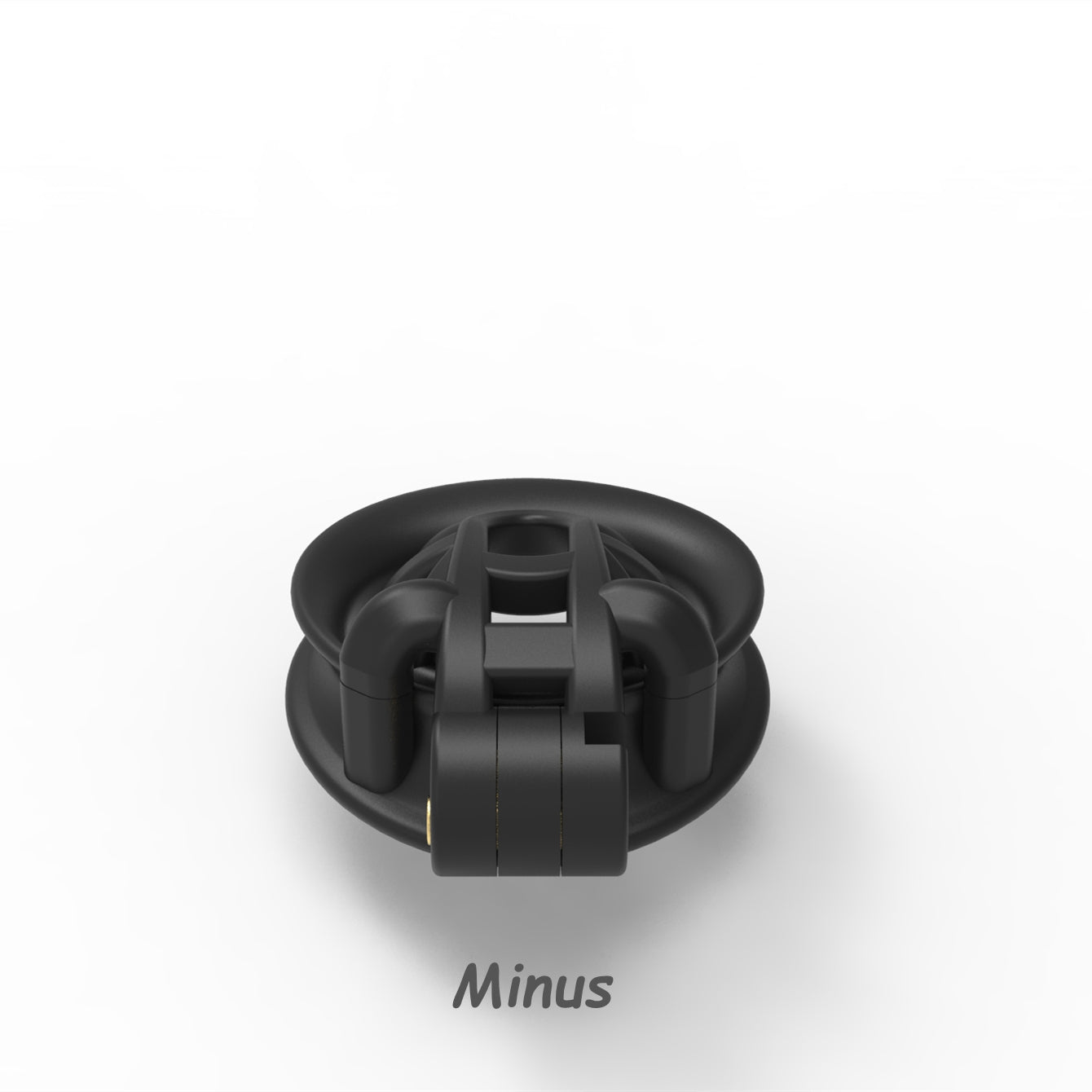 Positive/Negative Resin Chastity Cage Set - Minus/Plus Chastity Device - KeepMeLocked