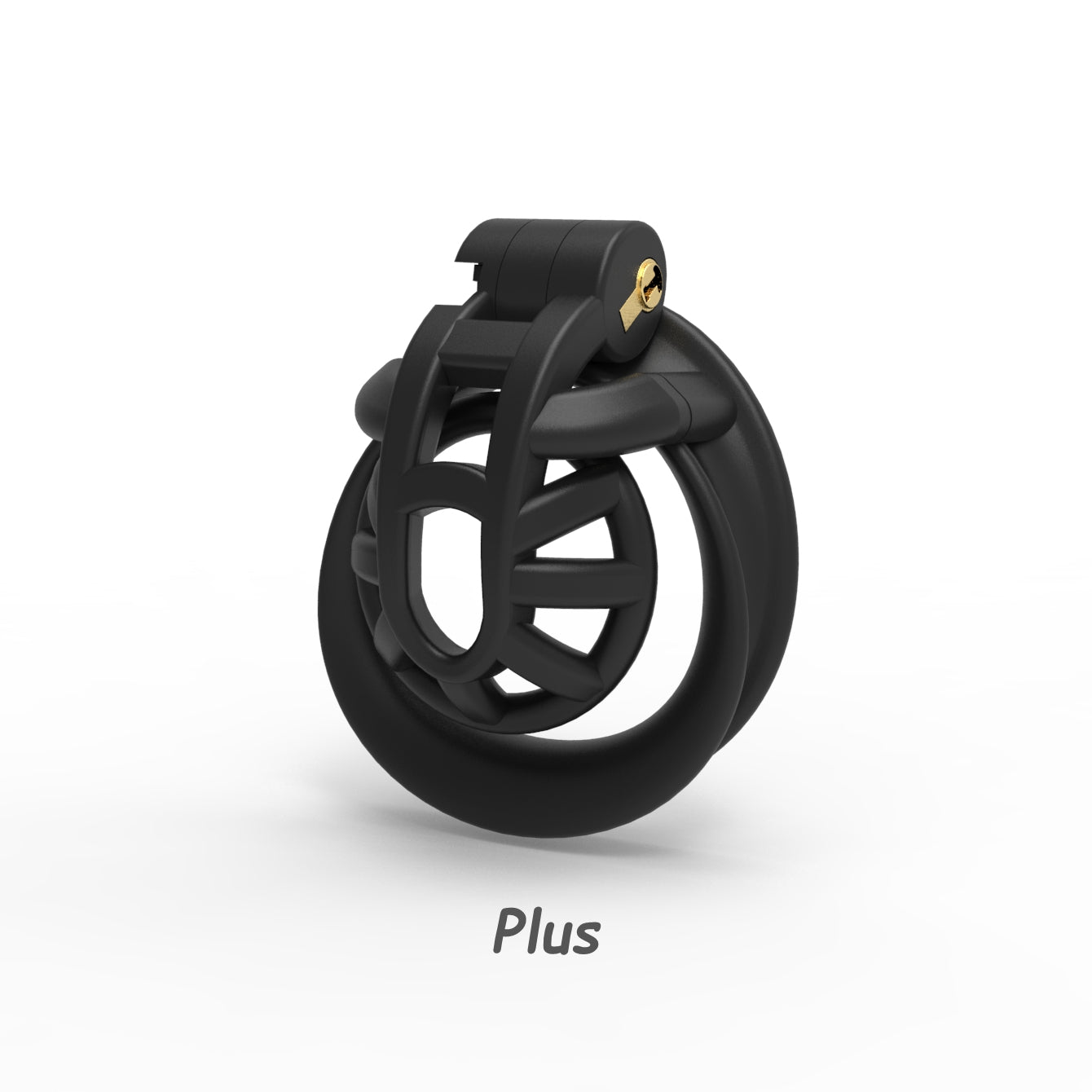 Positive/Negative Resin Chastity Cage Set - Minus/Plus Chastity Device - KeepMeLocked