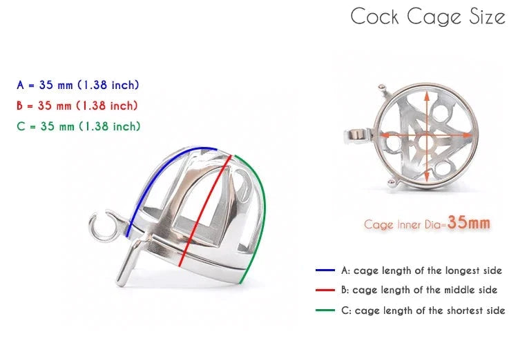 Small Metal Cock Cage