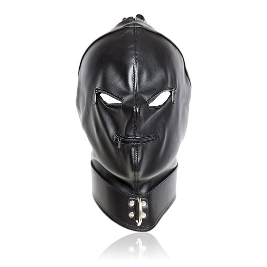 Black Head Mask For BDSM Play