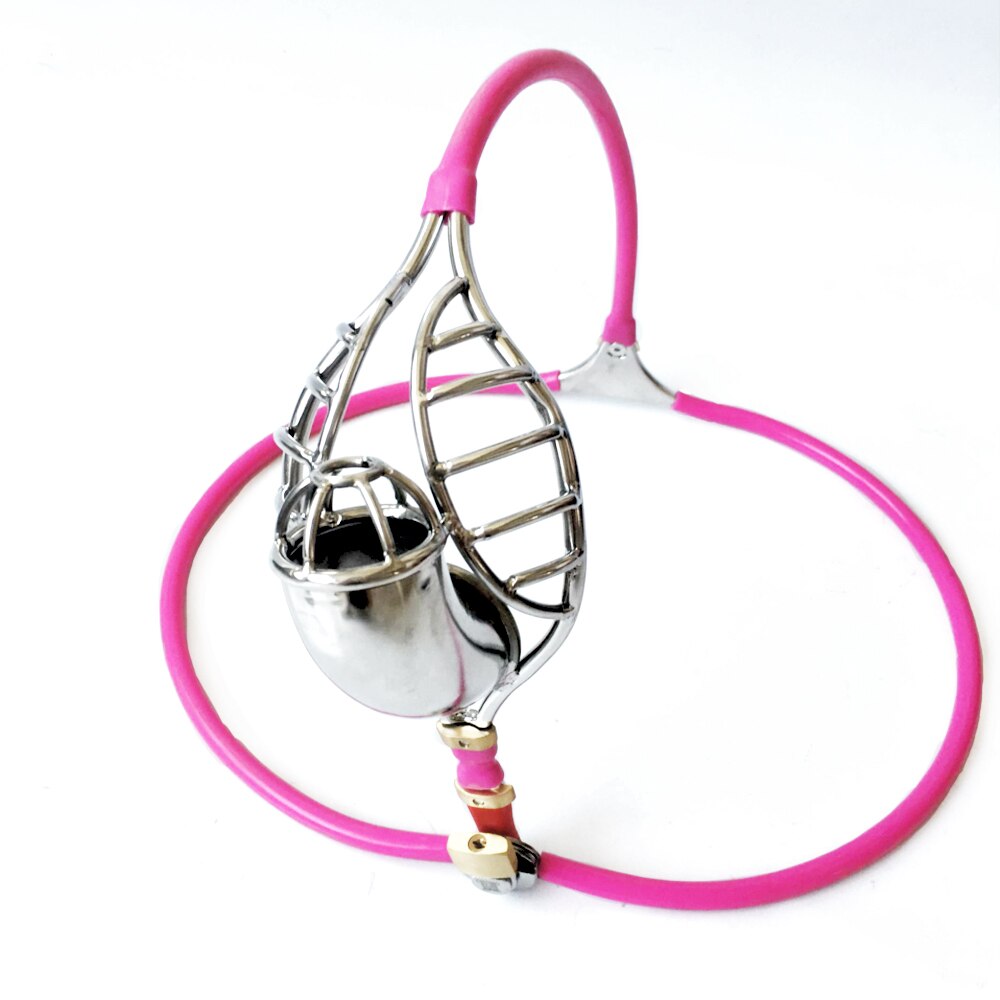 Male Chastity Belt Lockable Thong Underwear with Anal Plug - ChastityBondage