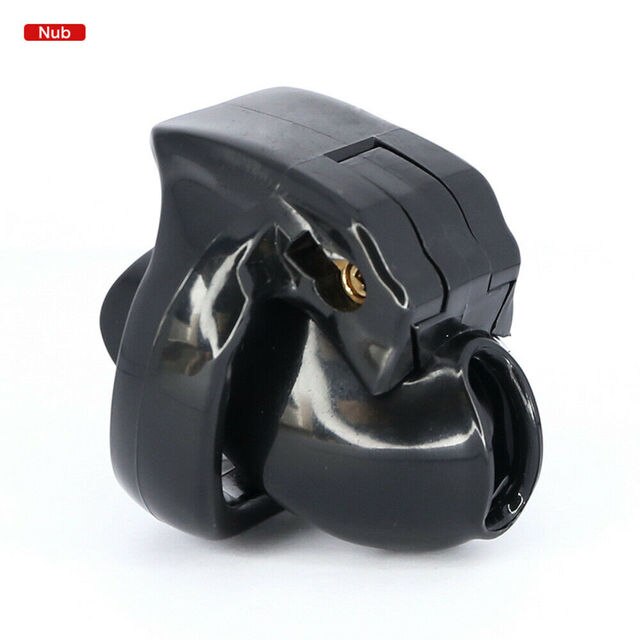 Resin small Chastity Cage with 4 Penis Rings- BDSM Bondage Lock For Men - ChastityBondage