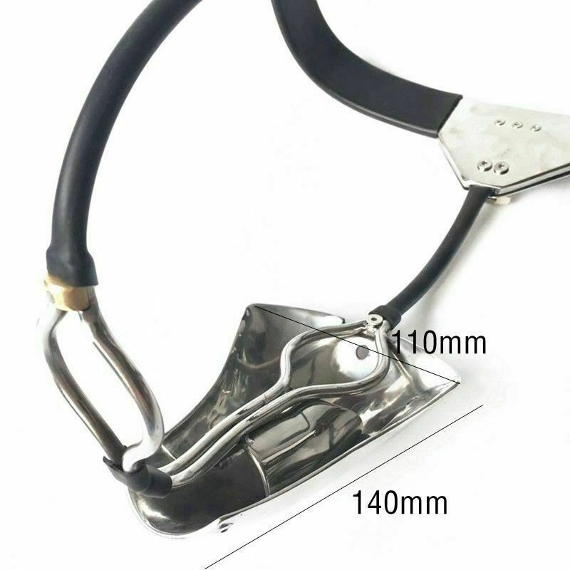 Metal Chastity Belt For Men - Male Panties Shield Device with Lock and Anal Plug - ChastityBondage