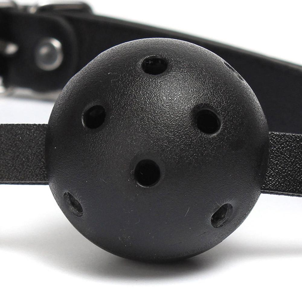 Open Mouth Gag With Nipple Clips - Leather Strap Breathable Bondage Gear BDSM Toy - ChastityBondage