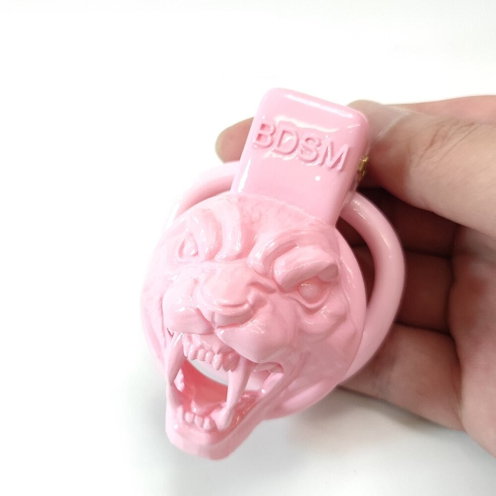 tiger chastity cage for sissy