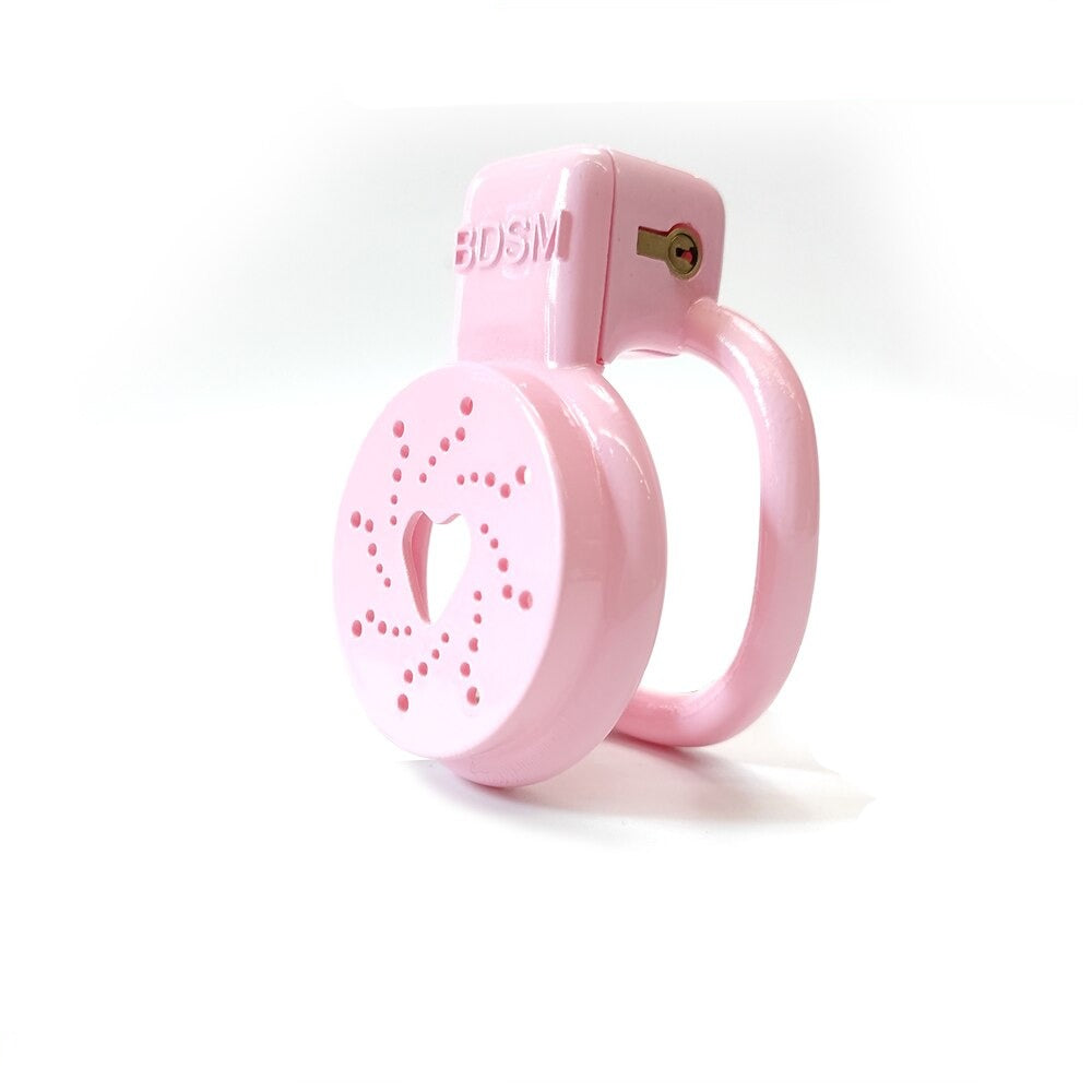 flat sissy chastity cage