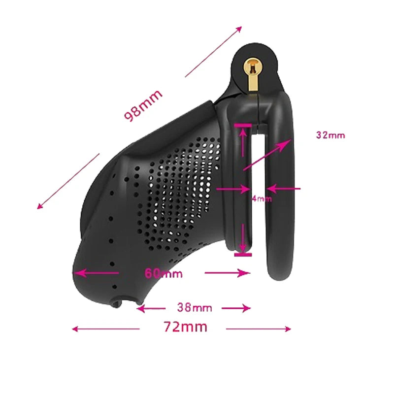 3D Printed Chastity Cage For Men