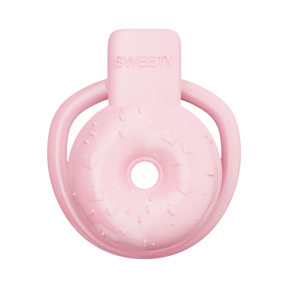 Pink Donut Small Chastity Cage