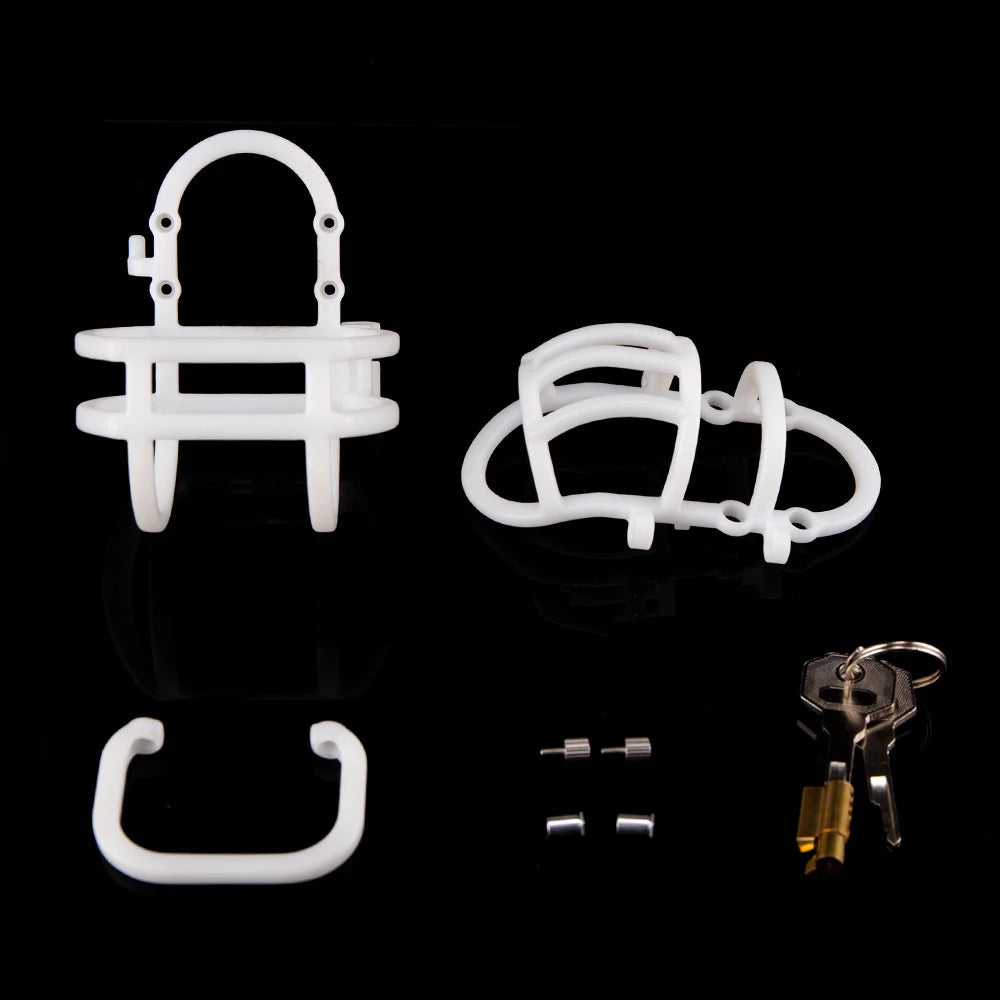 ball covered resin chastity cage