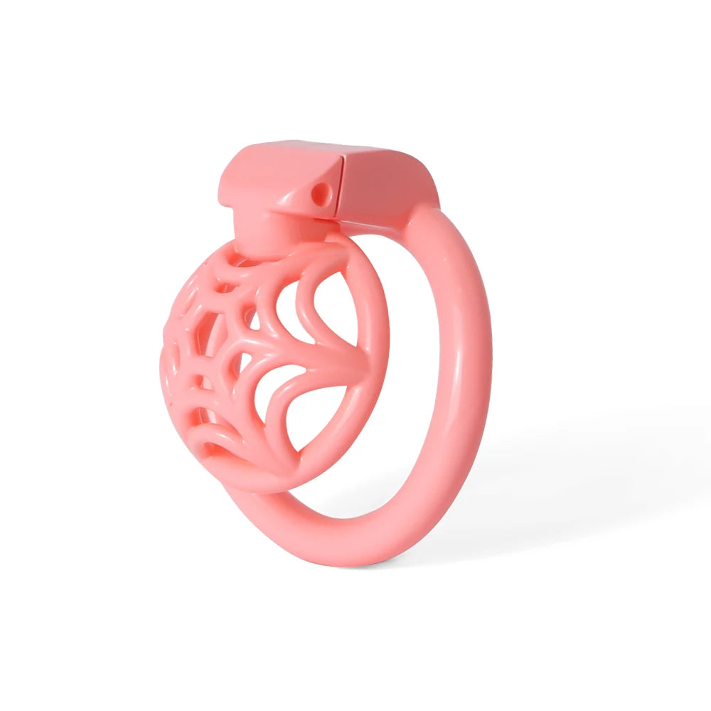 Micro Superlight 3D Printed Resin Spidernet Chastity Cage