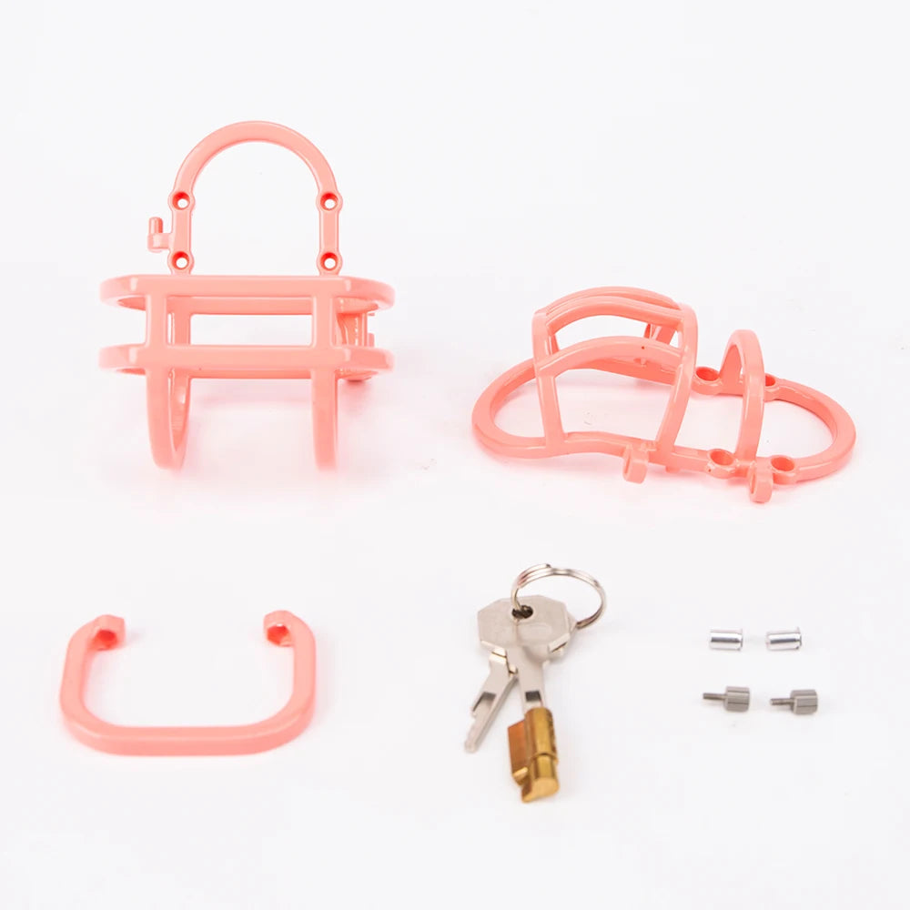 Ball Covered Chasity Cage For Men