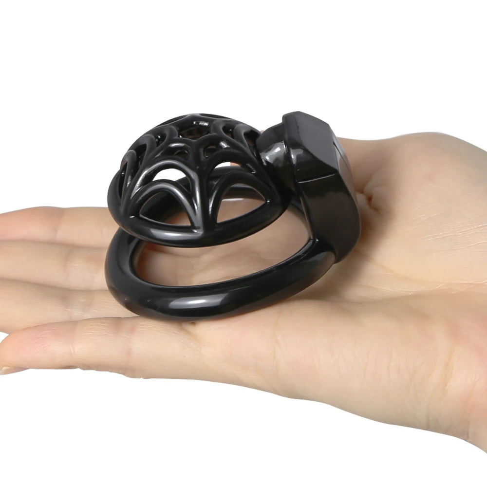 Micro Superlight 3D Printed Resin Spidernet Chastity Cage
