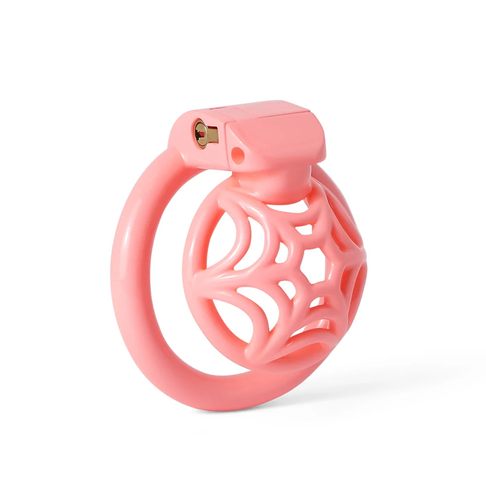 Micro Superlight 3D Printed Resin Spidernet Chastity Cage