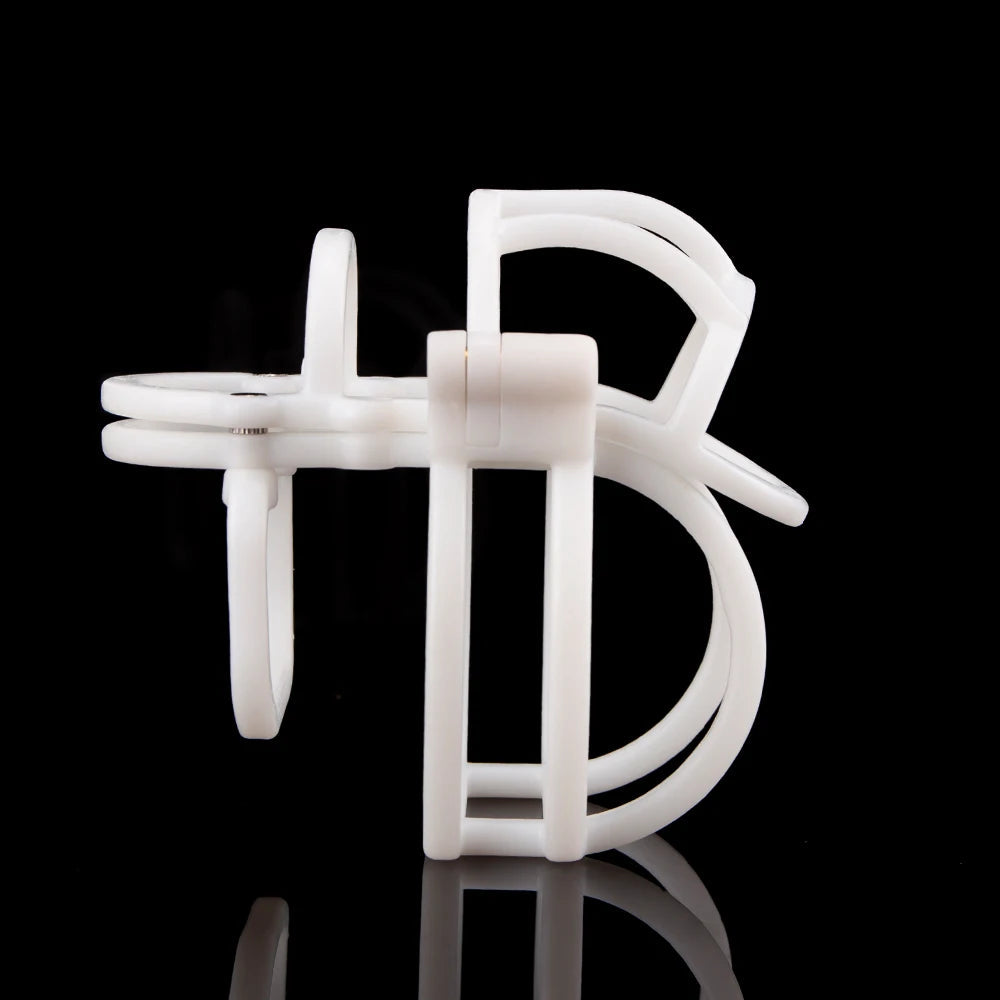 breathable resin chastity cage full covered