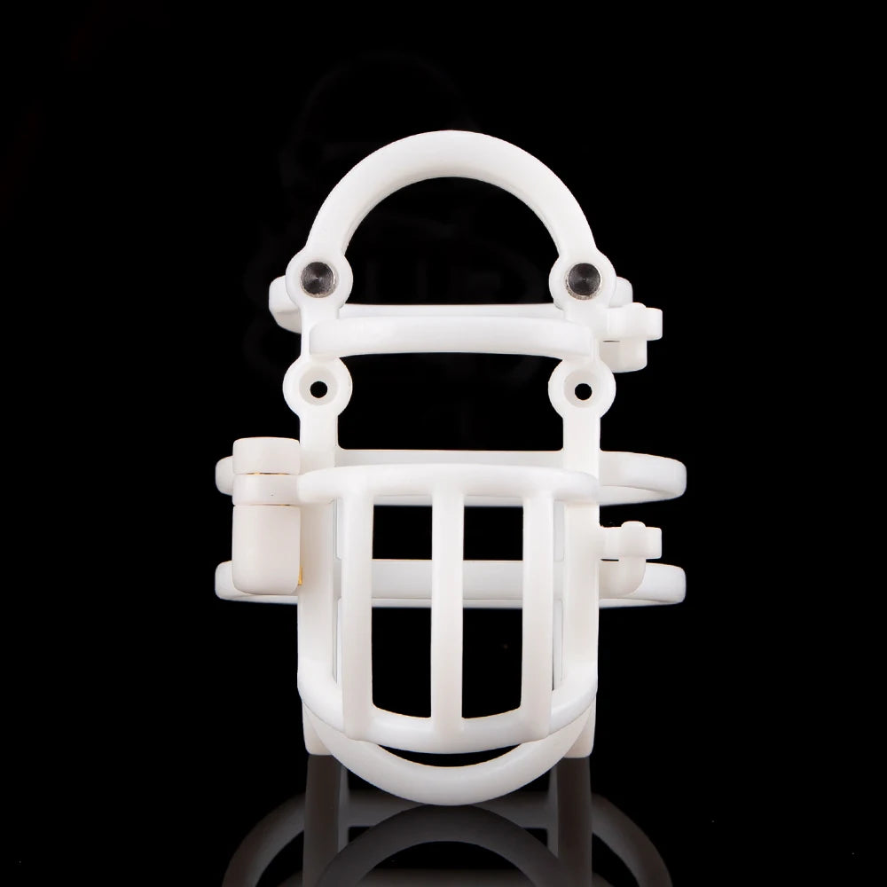 adjustable resin chastity cage full covered