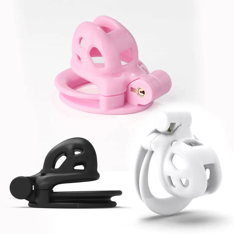 Super Mini Cobra Chastity Cage Devices For Men with 4 Size Cock Rings - KeepMeLocked