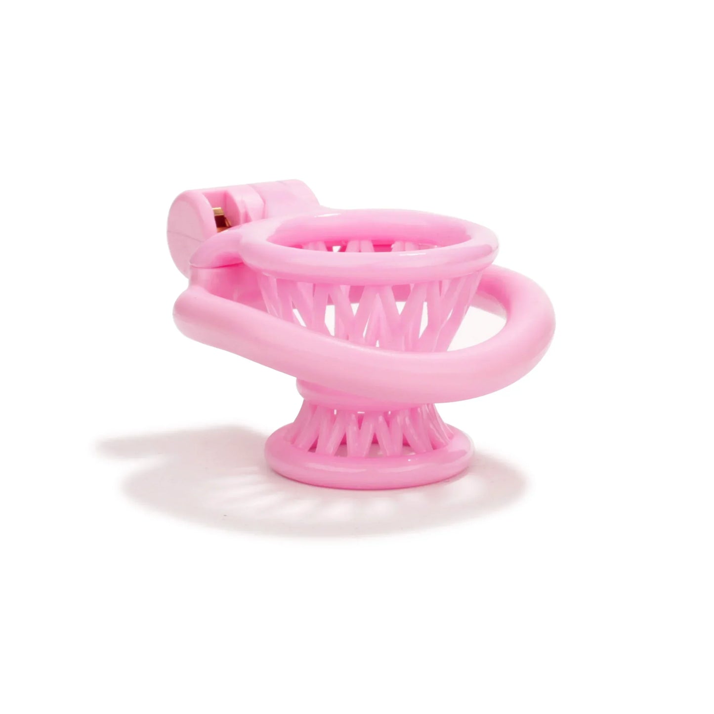 pink negative chastity cage