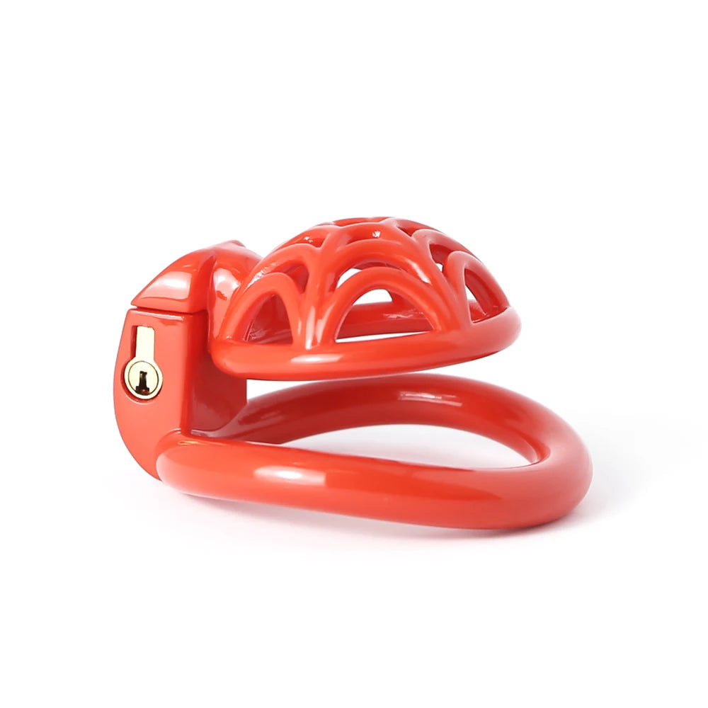 Micro Superlight 3D Printed Resin Spidernet Sissy Chastity Cage