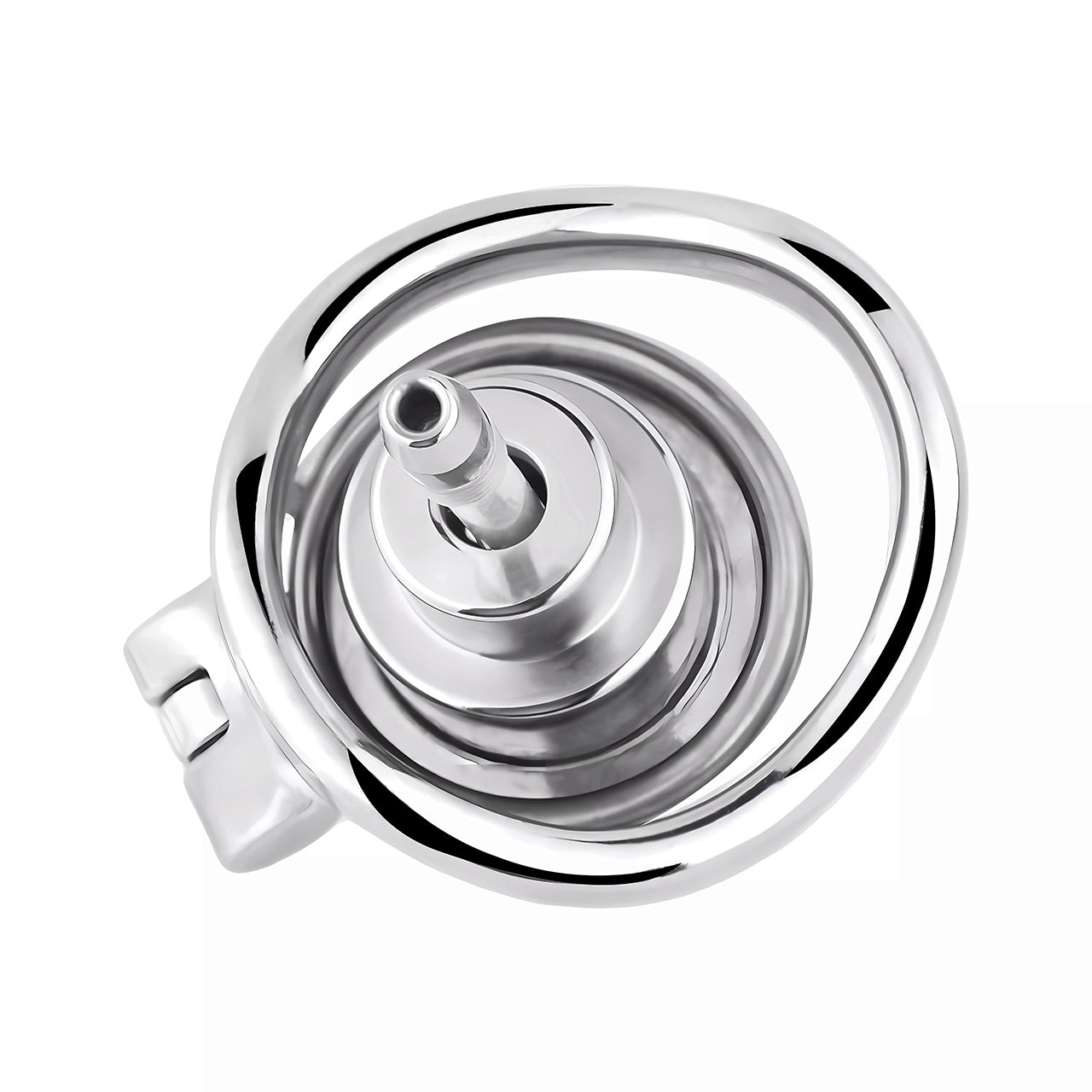 Negative Inverted Chastity Cage with Silicone Urethral Catheter - KeepMeLocked