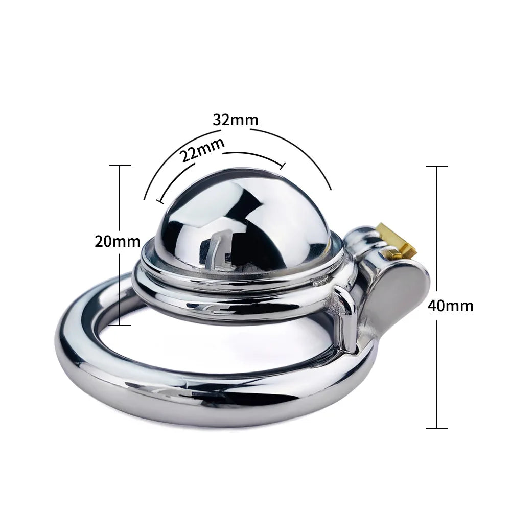 Micro Chastity Cage With Urethral Hole