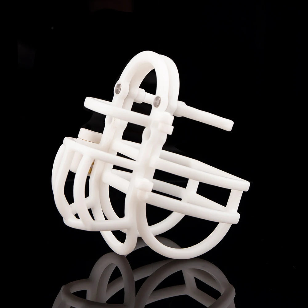 breathable resin chastity cage full covered