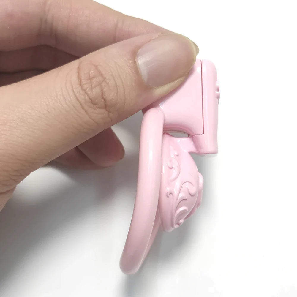small flat chastity cage