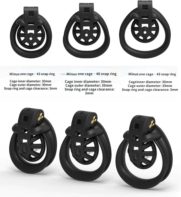 negative chastity cage for men