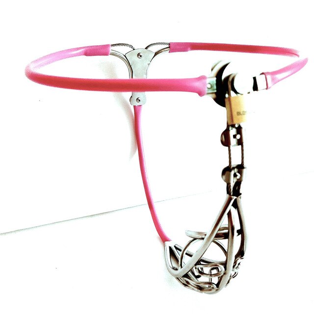 Male Chastity Belt - Invisible Stainless Steel Male Restraint with Anal Plug, and Lock. - ChastityBondage