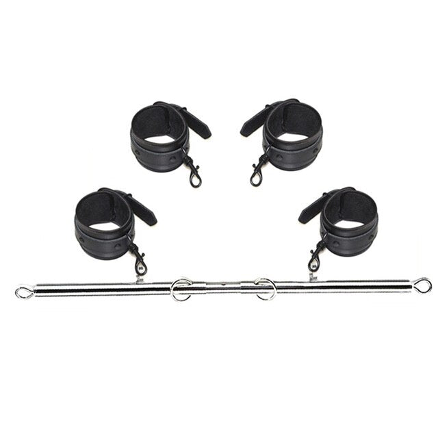 Black Ankle Cuffs For BDSM Play