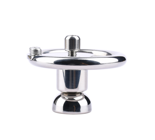 Negative Inverted chastity cage with Stainless Steel Cylinder - KeepMeLocked