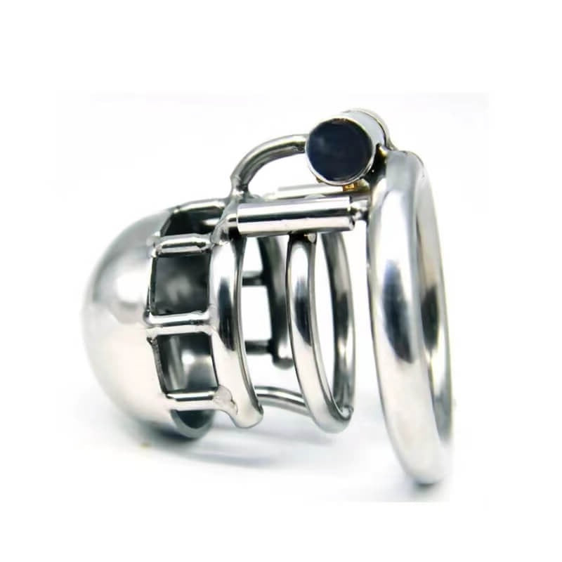Metal Chastity Cage with Through Hole PA - Cock Cage For Men - ChastityBondage