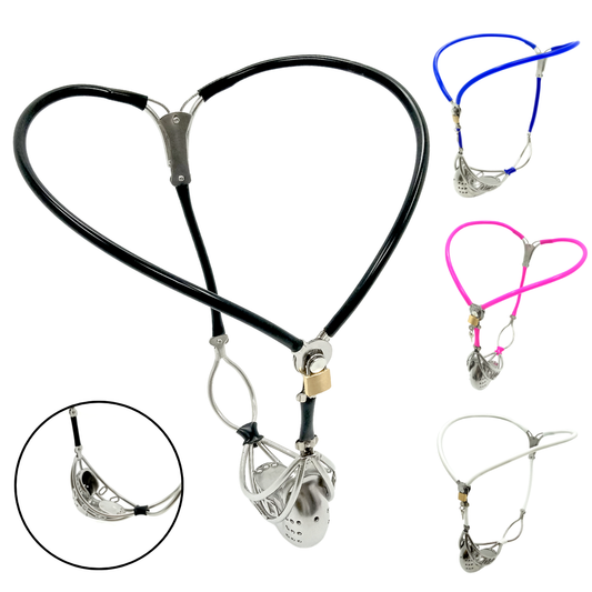 EMCC Lightweight Invisible Male Chastity Belt with Anal Opening Mens Cock Lock