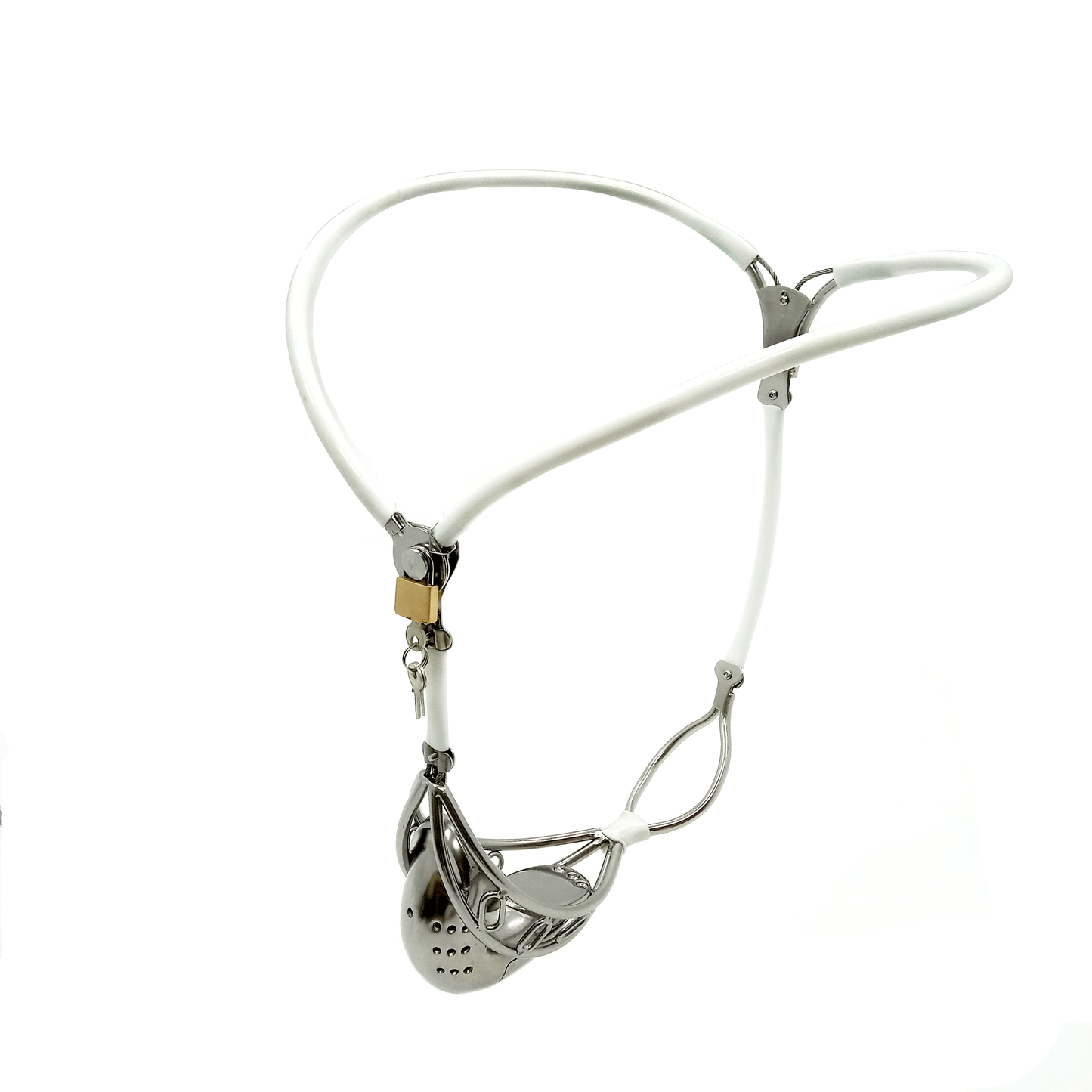 EMCC Lightweight Invisible Male Chastity Belt with Anal Opening Mens Cock Lock