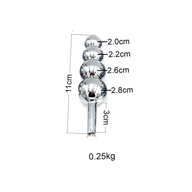 four ball metal viginal plug