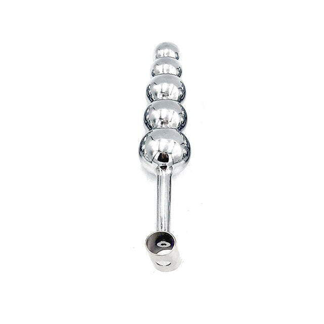 five balls metal anal plug