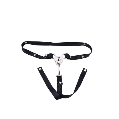Minimalist Inverted Chastity Cage with Adjustable Nylon Belt for Sissy Ladyboy Crossdresser Negative Cock Penis Lock
