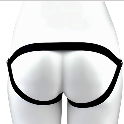 Minimalist Inverted Chastity Cage with Adjustable Nylon Belt for Sissy Ladyboy Crossdresser Negative Cock Penis Lock