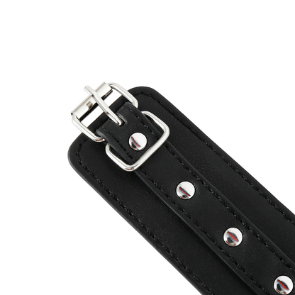 PU Leather Wrist-to-Arm BDSM Bondage Gear – Black - ChastityBondage