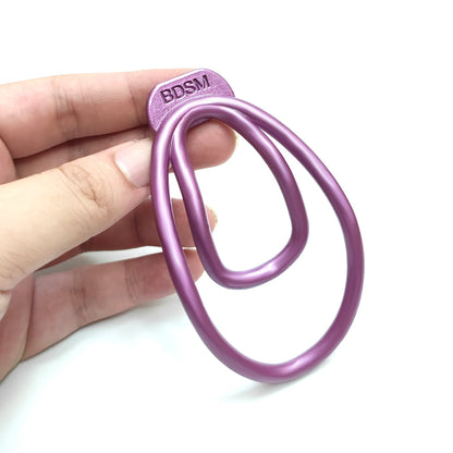 Purple Fufu Clip For Sissy BDSM Chastity Training - ChastityBondage