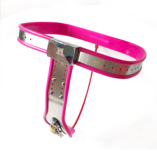 T-Back Chastity Belt for Women Female Lockable Virginity Device
