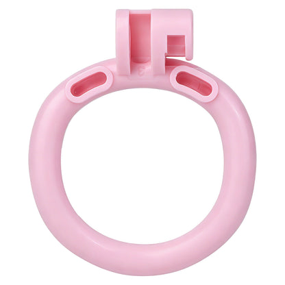 Fantasy Snake Chastity Cage - Light Pink & Blue Gradient Natural ABS Resin Cock Cage Penis Lock